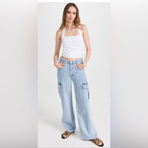 AGolde Minka Cargo Jeans Size 31 NWT